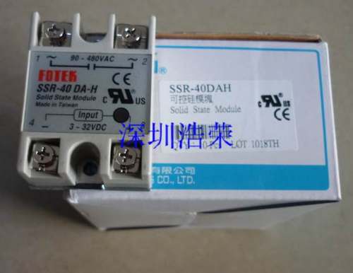 ！台湾阳明FOTEK全新原装SSR-F-10DA-H SSR-F-25DA-H SSR-F-40DA-