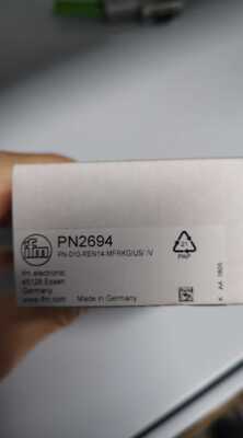 ￥只卖正品IFM易福门压力传感器PN2694询价