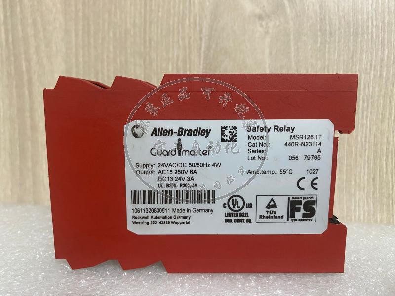 原装 AB罗克韦尔安全继电器 MSR126.1T 440R-N23114询价