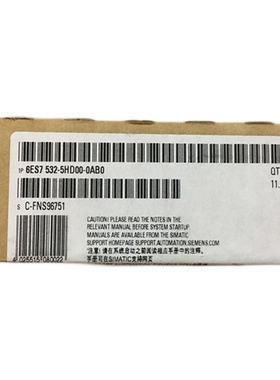 6ES7531-7QD00-0AB0 S7-1500 AI4模拟量输入模块6ES75317QD000AB0