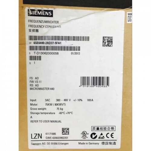 西门子M430系列变频器6SE6430-2UD41-6GB0二次矩160KW无滤波询价