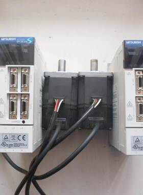 三菱伺服电机驱动器 HC-MFS23+MR-J2S-20A一套 设备拆机货 仪价询