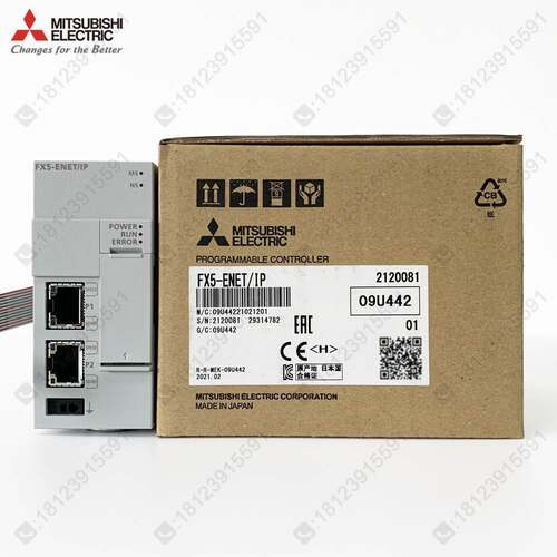 三菱FX5U以太网模块 FX5-ENET/IP 原装 日本进口询价