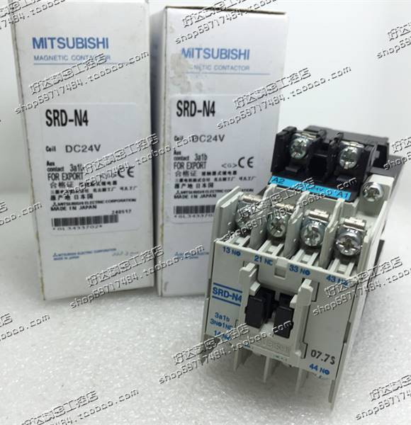 ！兴隆工控原装正品 三菱 接触器 SRD-N4 24VDC 110VDC 125VDC 现
