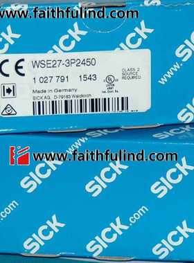 ￥Sick WSE27-3P2450 西克全新光电传感器 1027791询价