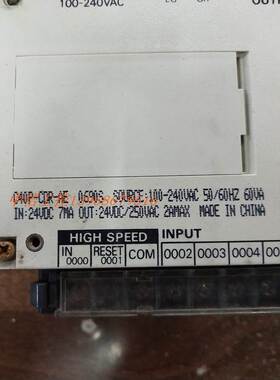 C40P欧姆龙PLC原装拆机功能测试完好成色八九成新没有破询价