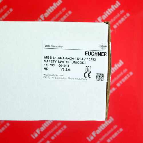 @Euchner 110793 安士能安全开关 MGB-L1-ARA-AA2A1-S1-L-110793