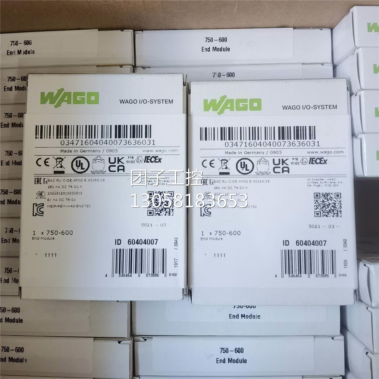 ￥促销 未拆封 WAGO 万可 750-600 成色漂亮 实物照片 询价