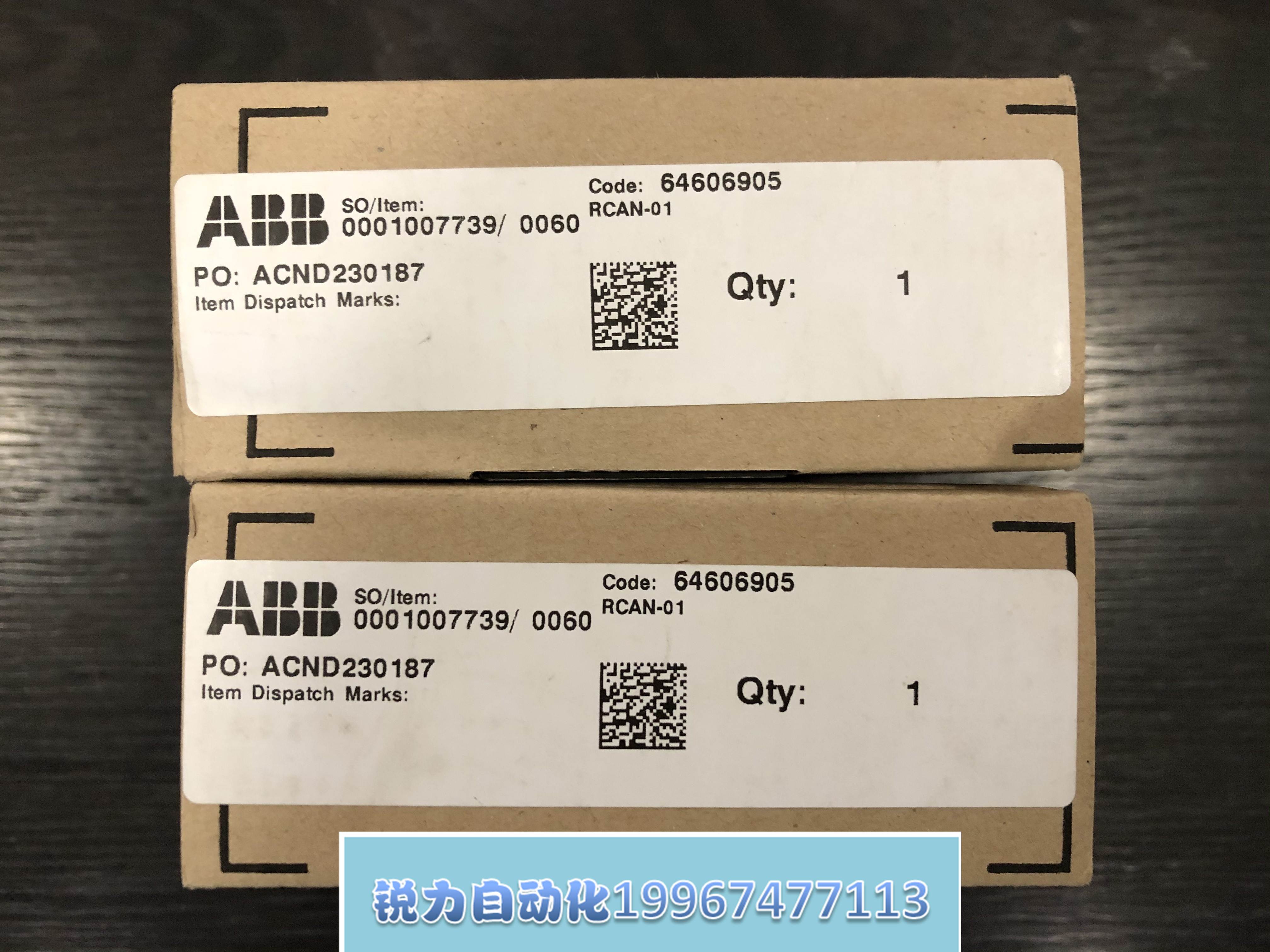 全新ABB ACS800/550变频器 CANopen适配器模块 RCAN-01 正品现货