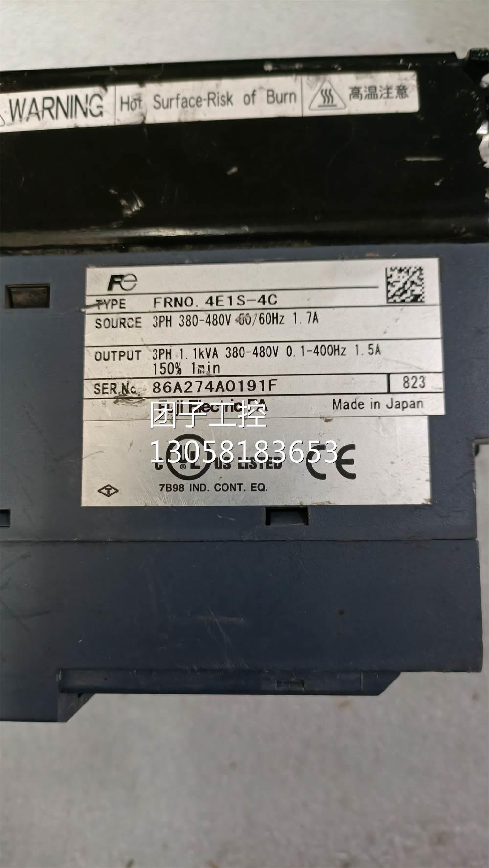 ￥拆机富士变频器 FRN0.4E1S-4C/0.4KW/380V 现货 质量保证 询价