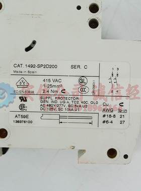 1492-SP2D200 1492-ASPH3 189-ASCR3 1492-SP AB 断路器现货实拍