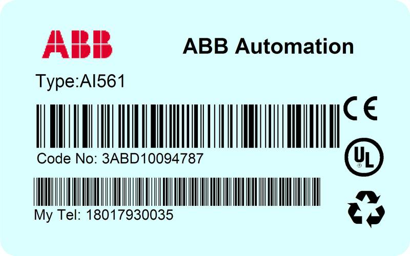 ABB PLC AC500-ECO模块,AI561,全新ABB原包装询价
