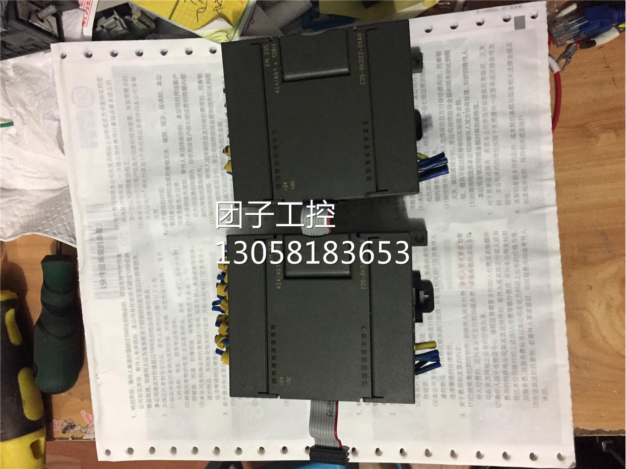 ￥西门子原装拆机美国产6ES7 235-0KD22-0XA0拆机8成新稍有发黄现