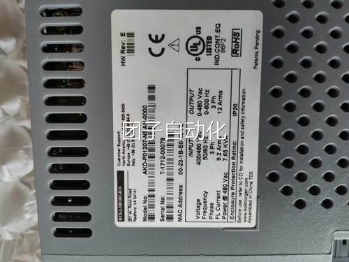 询价拆机K货AD-PVKX01207-NBAN-000科0尔摩根伺服驱现动器成色漂