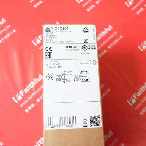 @IFM O1D100 易福门全新激光测距传感器 O1DLF3KG询价