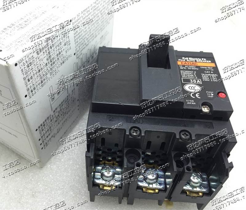 ￥ 富士FUJI 断路器 EA33AC 3P 5A 10A 15A 20A 30A询价