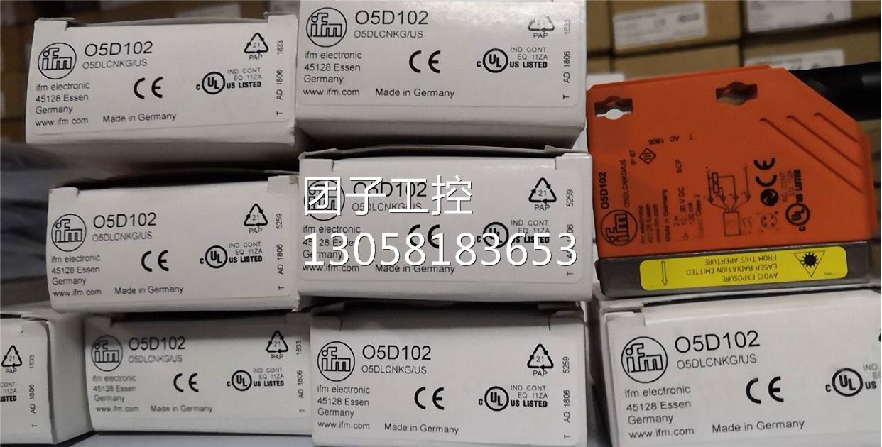 ！IFM易福门光电传感器O5D102现货05D102询价