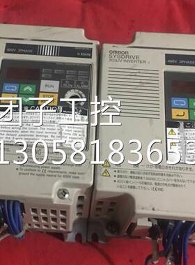 ￥原装拆机欧姆龙变频器3G3JV-A4004 380V0.55KW实物拍摄 出售询