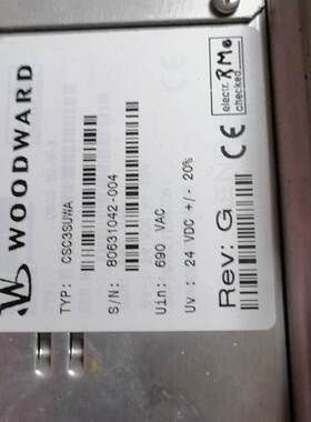 Woodward伍德沃德CSC3SUWA正品现货询价