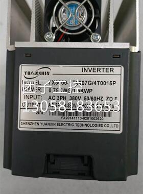 ￥源信变频器YX3000-4T0007G/4T0015P 0.75/1.5 380V 成色漂亮 包