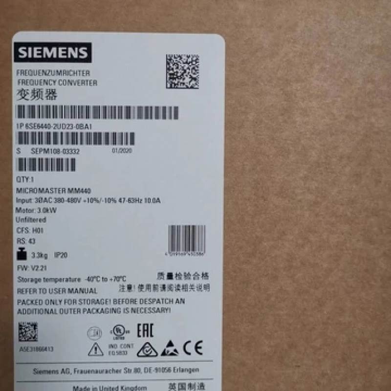 6SE6440-2UD34-5FA1西门子MM440变频器45KW 6SE64402UD345FA1询价