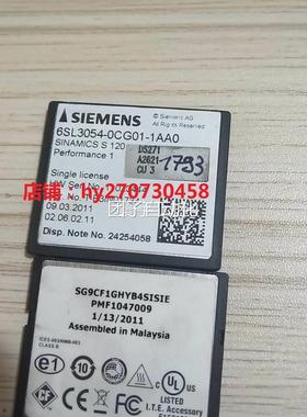6SL354-OC-GO11AAAO 西门子S1200 CF卡 1P 6SL3054-0CG01-1A0询价