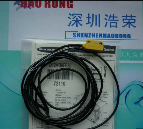 ！美国邦纳BANNER 光电开关Q12AB6FF30全新原装正品，现货询价