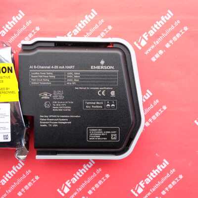 @EMERSON DeltaV KJ3222X1-BK1 艾默生全新8通道4-20mA HART AI卡