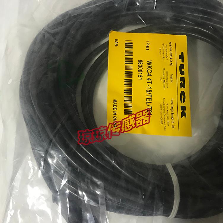 ¥图尔克传感器连接线WKC4.4T-15-TEL-T01询价