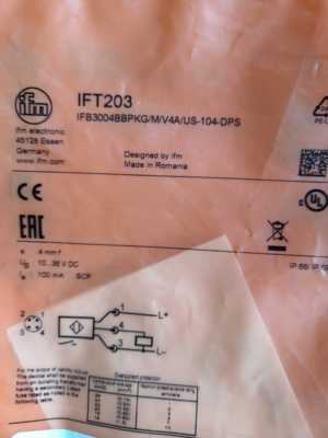 IFM易福门接近开关IFT203询价