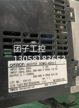 ￥变频器3G3MX2-A4022-Z 380v 2.2kw 测试包好 询价