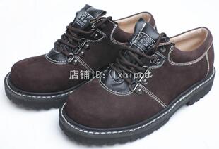 丽江玉龙皮鞋 低帮翻毛皮船鞋-户外工装靴-男-女