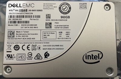 DELL S4610  960GB 2.5 SATASSD固态硬盘Intel 0X31G3 混合型固态