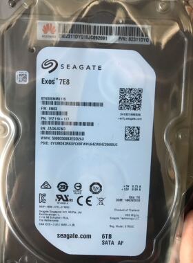 02311DYQ 02311EWE 通用硬盘-6000GB-SATA 6Gb 3.5英寸原装拆机