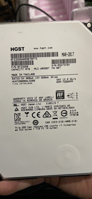 日立 HGST HUH728080AL5200 8T SAS 12G 3.5寸 绝版 大量现货