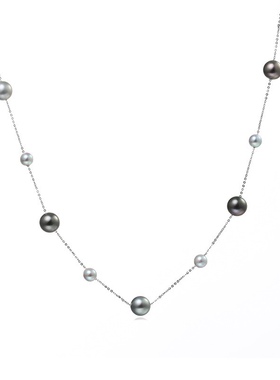 海水真多麻爱迪生大溪地珍珠项链