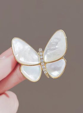 韩版立体蝴蝶个性胸针大气