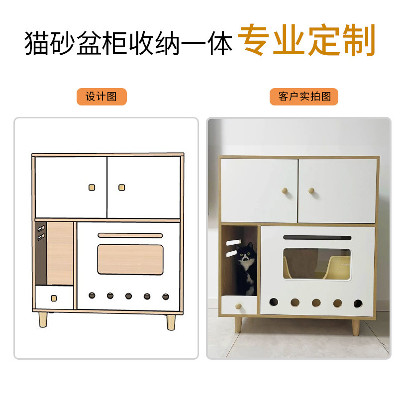 定制宠物猫专用防带砂猫砂盆厕所图片