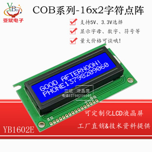 2显示器件 字符点阵模块 小尺寸LCD模块 工业级液晶显示屏1602