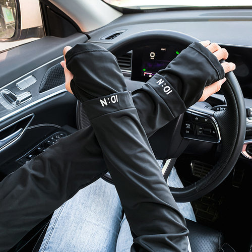 冰丝袖套防晒冰袖防紫外线学生女夏季户外骑行开车潮款防晒手袖