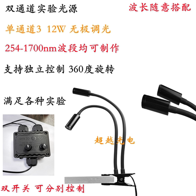 科研实验激发光LED3W 12W 可选430nm440nm450nm460nm470nm480nm