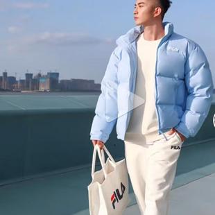 立领羽绒服外套F51U349901 休闲运动短款 FILA斐乐2024年冬季 情侣款
