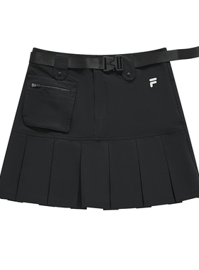 斐乐 FILA FUSION 女子百褶裙夏季 时尚休闲半身裙T11W421305F