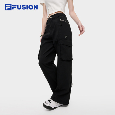 斐乐潮牌长裤女新款梭织工装裤