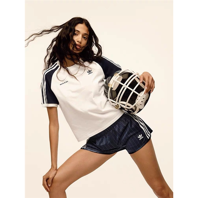 Adidas阿迪达斯三叶草SPORTY RICH联名运动短袖短裤JI9274 JI9275