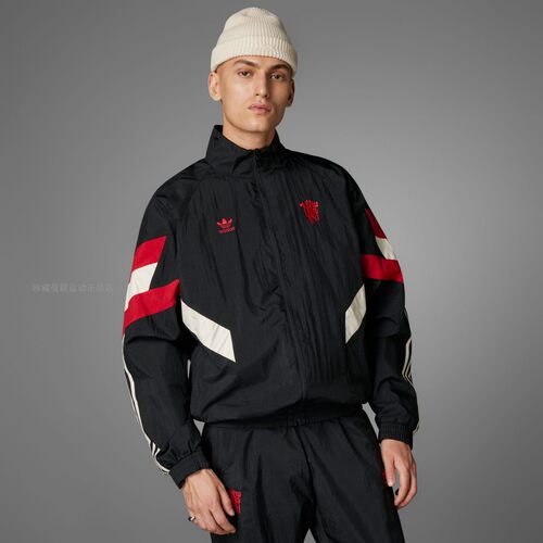adidas阿迪达斯曼联足球休闲文化运动夹克外套 IS6525