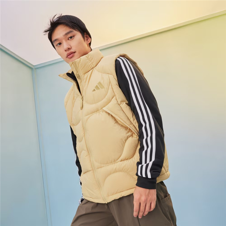 ADIDAS阿迪达斯男子抗风温暖羽绒马甲背心JG5937/JG5938/JG5939