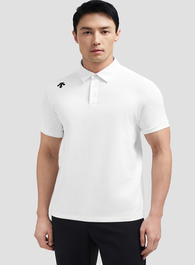 DESCENTE迪桑特 运动健身男士短袖POLO衫夏季D5231TPS55