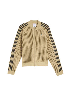 Adidas阿迪达斯 针织网状舒适时尚开衫短裤情侣款JF4270 JD7114