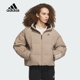 IL8939 运动休闲600蓬羽绒服IL8940 Adidas阿迪达斯官方正品 女短款